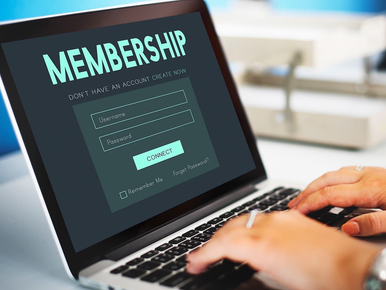 member-log-membership-username-password-concept